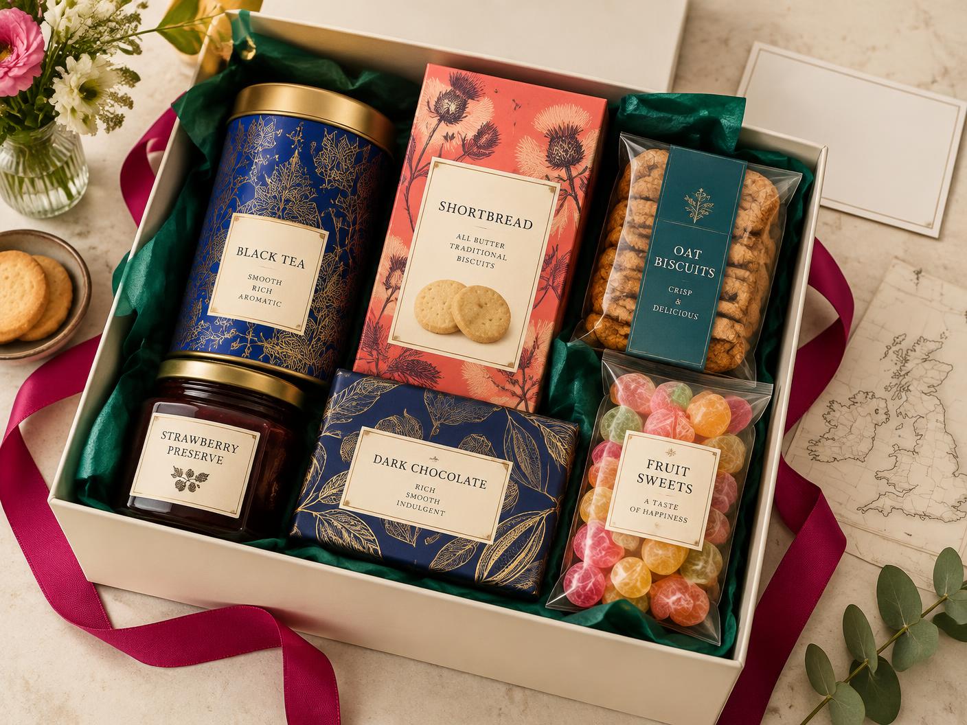 British Treat Box packaged food gift hamper